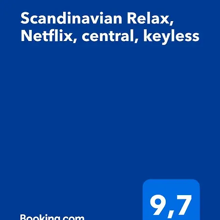 Scandinavian Relax, Netflix, Central, Keyless 公寓 *