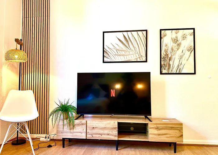 아파트 Scandinavian Relax, Netflix, Central, Keyless 에센